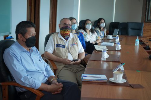 Funcionarios de USAID y representantes del Proyecto “Creando mi Futuro Aquí” se reúnen con AHM