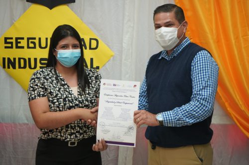 INFOP Y LA ASOCIACION HONDUREÑA DE MAQUILADORES CAPACITAN EN SEGURIDAD Y SALUD OCUPACIONAL A ESTUDIANTES DE LA UNAH