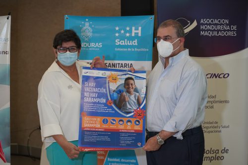 MAQUILADORES E INSTITUCIONES DE SALUD UNEN ESFUERZOS PARA PREVENIR EL SARAMPIÓN EN CORTÉS