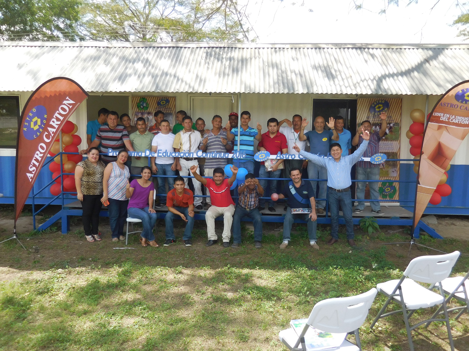 Inauguran instalaciones de Escuela Astro Cartón Honduras