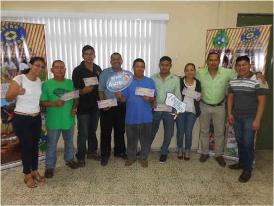 Programa de Reconocimiento Astro Cartón Honduras