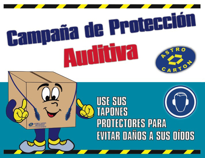 Campaña de Protección Auditiva en Astro Cartón Honduras