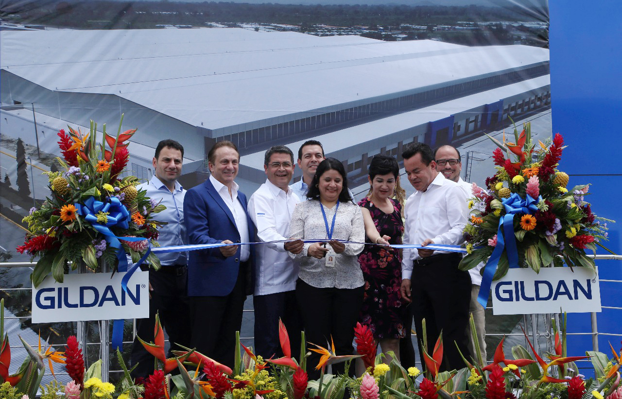 Gildan invierte más de 2,300 millones de lempiras en nueva planta textil