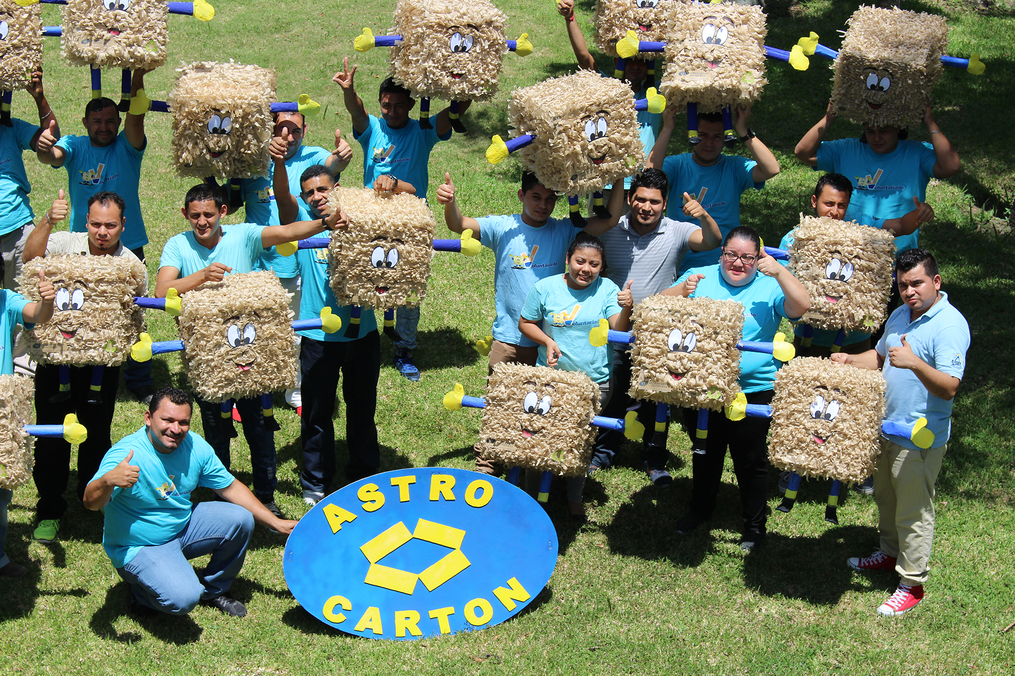 VOLUNTARIADO CORPORATIVO DE ASTRO CARTÓN HONDURAS DESARROLLA EL PIÑATÓN 2018