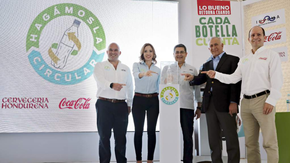 CERVECERÍA HONDUREÑA Y COCA COLA SE UNEN A LA LABOR DE INVEMA CON UN AMBICIOSO PROGRAMA DE RECICLAJE EN HONDURAS – HAGÁMOSLA CIRCULAR