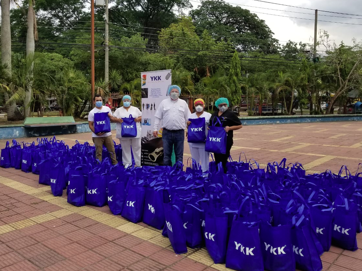 YKK HONDURAS ENTREGA ALIMENTOS A 200 FAMILIAS