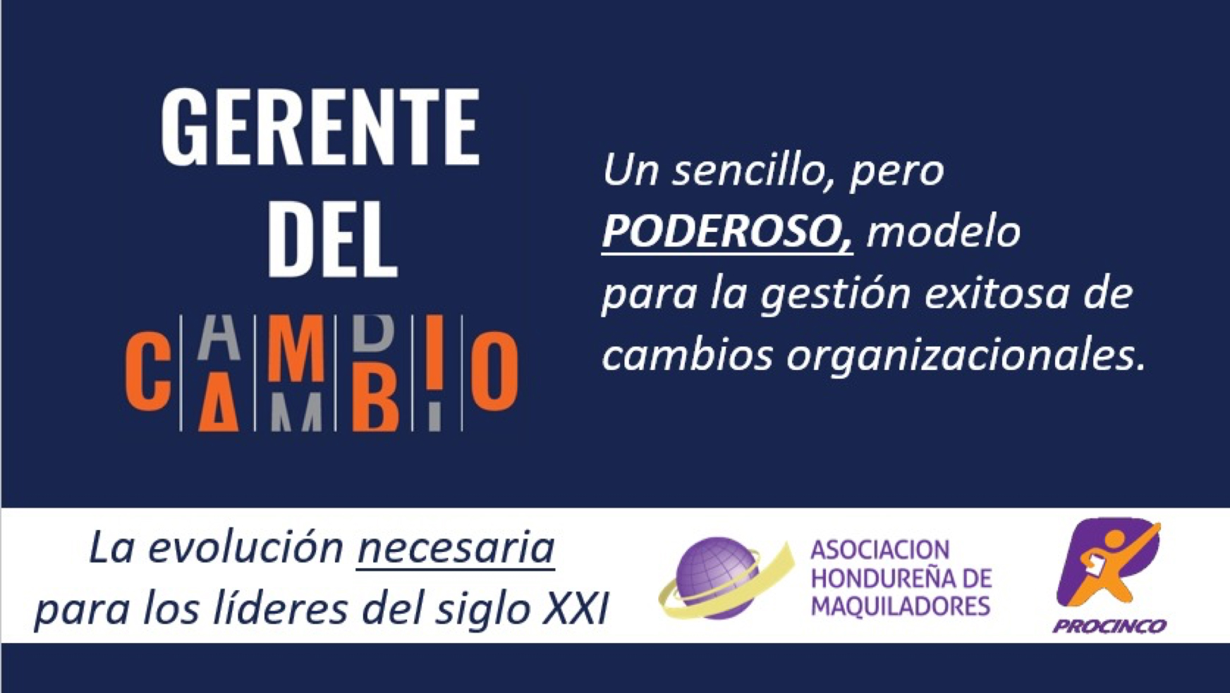 WEBINAR: “GERENTES DEL CAMBIO”