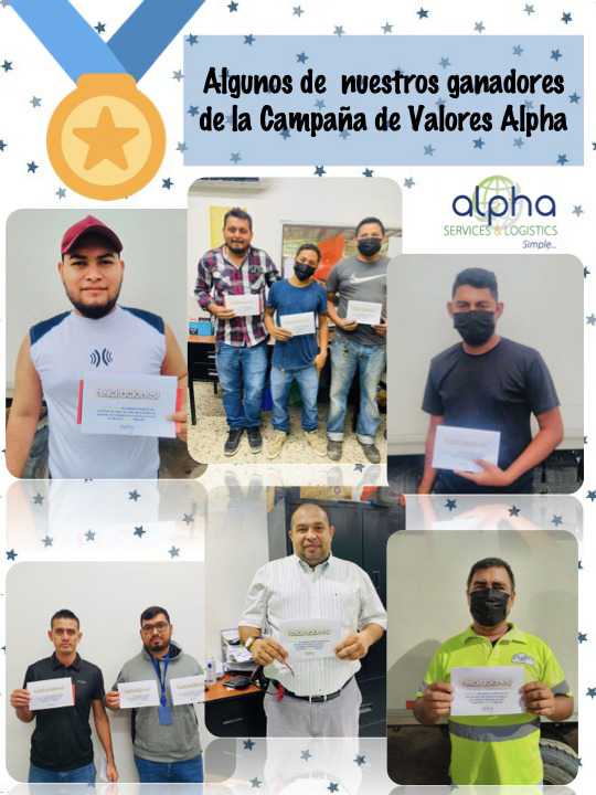 ALPHA SERVICES & LOGISTICS PROMUEVE SUS VALORES INSTITUCIONALES