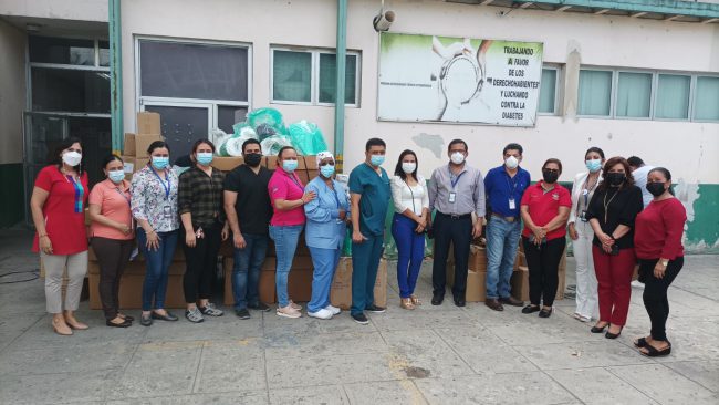 MAQUILADORES Y LA RED DE SINDICATOS DE LA MAQUILA DONAN INSUMOS Y EQUIPO DE BIOSEGURIDAD AL IHSS Y CLÍNICAS PERIFÉRICAS