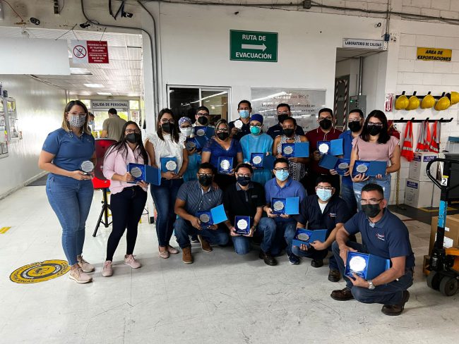 TRC HONDURAS RECONOCE LABOR DE VOLUNTARIOS DEL COMITÉ DE HIGIENE Y SEGURIDAD