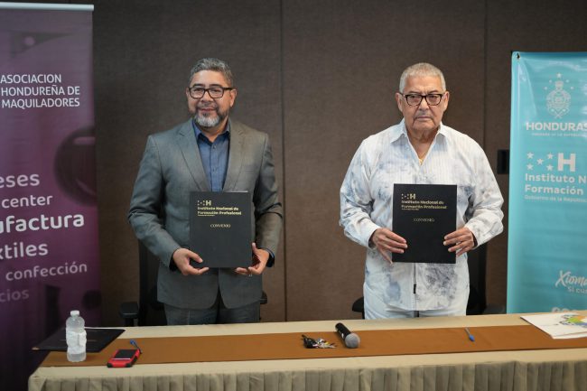 AHM E INFOP RENUEVAN CONVENIO DE COOPERACIÓN PARA CAPACITAR A MÁS DE 14,600 HONDUREÑOS