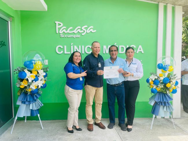 COMPROMETIDOS CON LA SALUD Y EL BIENESTAR DE SUS COLABORADORES INAUGURAN CLÍNICA PACASA – SME IHSS